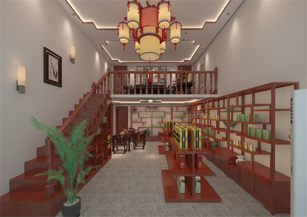 店鋪設計裝修效果圖&mdash;燦源裝飾