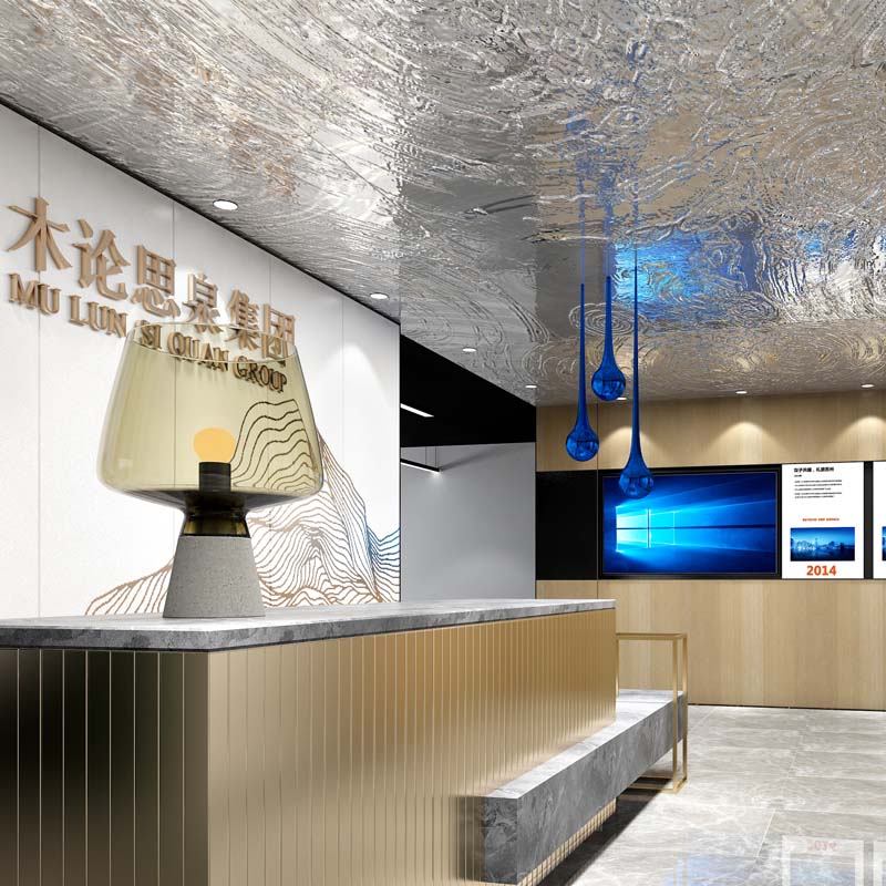 “水生萬物生，定制造型+專屬墻體文化設計”——木倫思集團南寧辦公室設計裝修案例-燦源裝飾