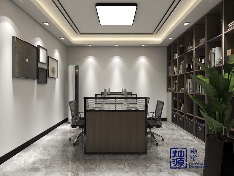 loft辦公室設計裝修效果圖之辦公區&mdash;燦源裝飾