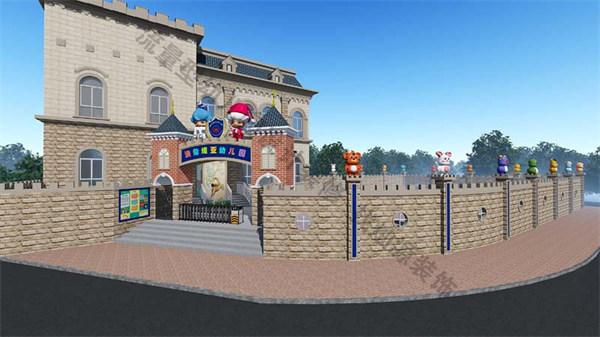 南寧幼兒園設計效果圖&mdash;燦源裝飾
